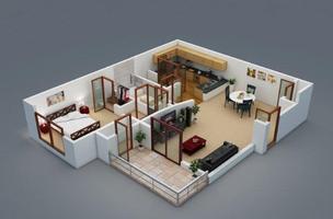 3d home designs Lay out 海报