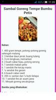 Resep Olahan Tempe Tradisional screenshot 1