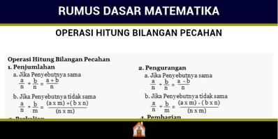 برنامه‌نما Rumus Matematika Dasar عکس از صفحه