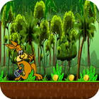 Rabbit Cartoon Games Running icône