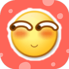 Small Face GIFs Emoji Sticker ไอคอน