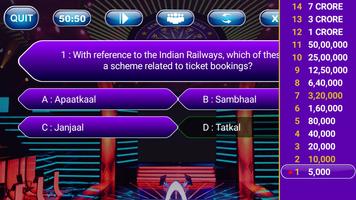 KBC in Hindi Quiz Game - New Season 10 स्क्रीनशॉट 3