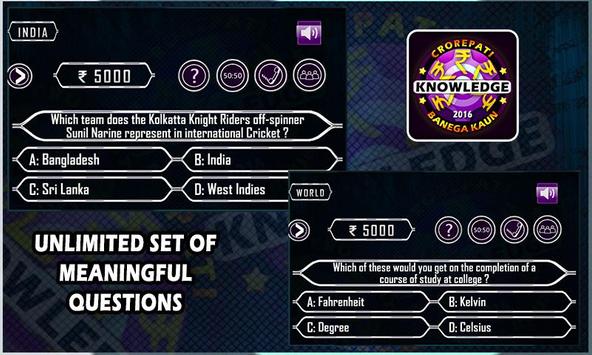 kbc 2016 knowledge quiz show poster