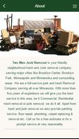 Two Men Junk Removal ภาพหน้าจอ 1