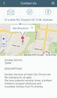 2 Schermata Hope City Church App