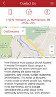 New Vision Baptist Church TN capture d'écran 2