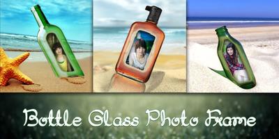 Bottle Glass Photo Frame Affiche