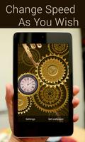 FREE Gold Clock Live Wallpaper تصوير الشاشة 2