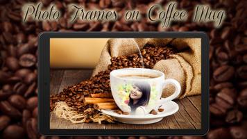 Photo Frames on Coffee Mug постер