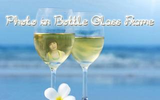 برنامه‌نما Photo in Bottle Glass Frame عکس از صفحه