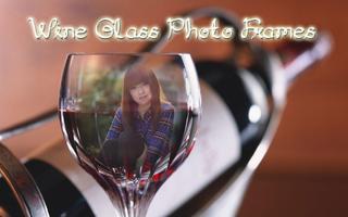 Wine Glass Photo Frames پوسٹر