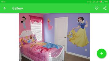 برنامه‌نما cartoon Princess Bedroom عکس از صفحه