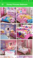 cartoon Princess Bedroom Affiche