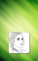 پوستر Drawing Hair Step by Step