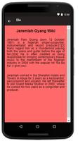 Jeremiah Gyang Songs+Lyrics screenshot 1