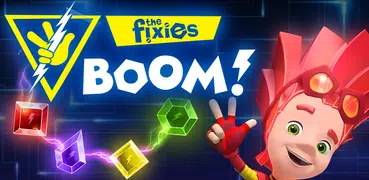 Fixies Boom！遊戲連續三個好的孩子的難題