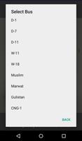 Karachi Bus Route Locator screenshot 2