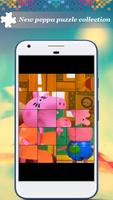 Puzzle For Peppa And Pig Affiche