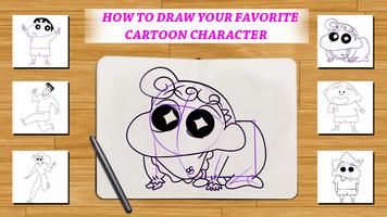 Learn to draw Shin And Chan-poster