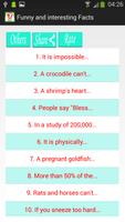Funny and Interesting Facts plakat