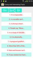 Funny and Interesting Facts poster