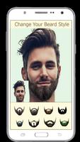 Homme Photo Editor - Barbe, Moustache, Coiffure capture d'écran 1