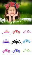 برنامه‌نما Heart Crown Photo Editor عکس از صفحه