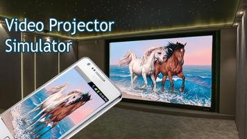 Video HD Projector Simulator - Mobile Projector ポスター