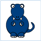 Dinosaur Match Game Free icône