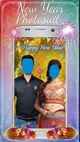 New year Couple Photo Suite 2018 پوسٹر