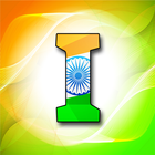 Indian Flag Letter Wallpaper-icoon