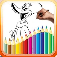 woodpecker coloring pages game free screenshot 3