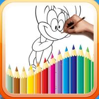 woodpecker coloring pages game free Affiche