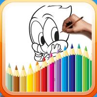 woody coloring pages woodpecker game free 截图 1
