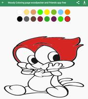 woodpecker coloring pages game free اسکرین شاٹ 2