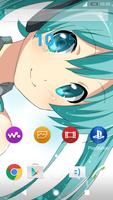 Hatsune Miku - Xperia theme captura de pantalla 2