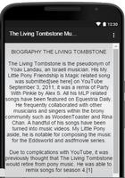 The Living Tombstone Music capture d'écran 2