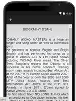 D'Banj Music Lyrics capture d'écran 2