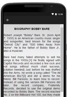 Bobby Bare Music Lyrics スクリーンショット 2