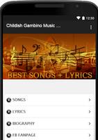 Childish Gambino Music Lyrics پوسٹر