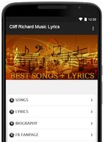 Cliff Richard Music Lyrics Affiche