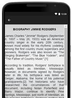 Jimmie Rodgers Music Lyrics capture d'écran 2