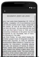 Jerry Lee Lewis Music Lyrics capture d'écran 2