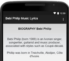 Music-Lyrics Bebi Philip syot layar 2