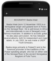 برنامه‌نما Baaba Maal Music Lyrics عکس از صفحه