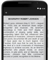 Robert Johnson Music Lyrics capture d'écran 2