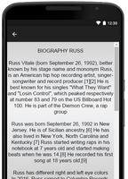 برنامه‌نما Russ Music Lyrics عکس از صفحه