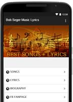 Bob Seger Music Lyrics ポスター