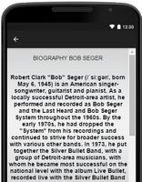 Bob Seger Music Lyrics screenshot 2