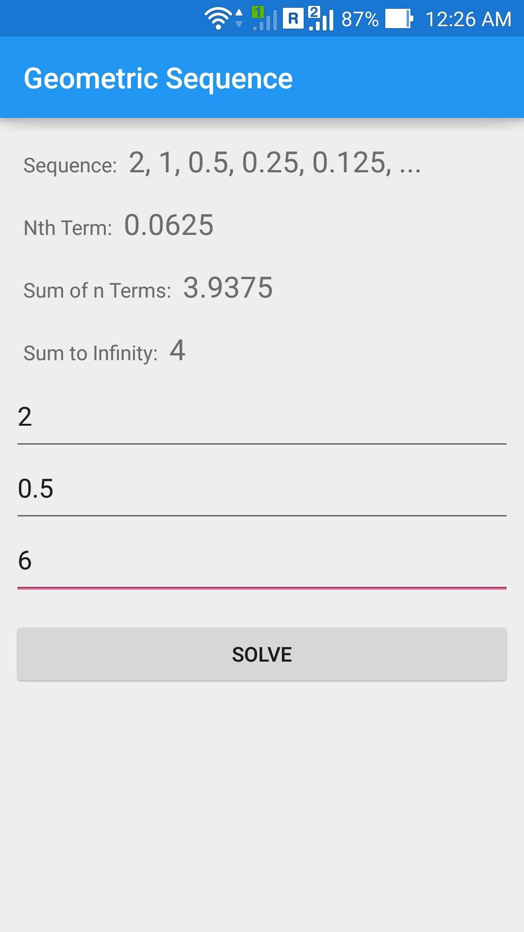 Simple Sequence Calculator APK for Android Download